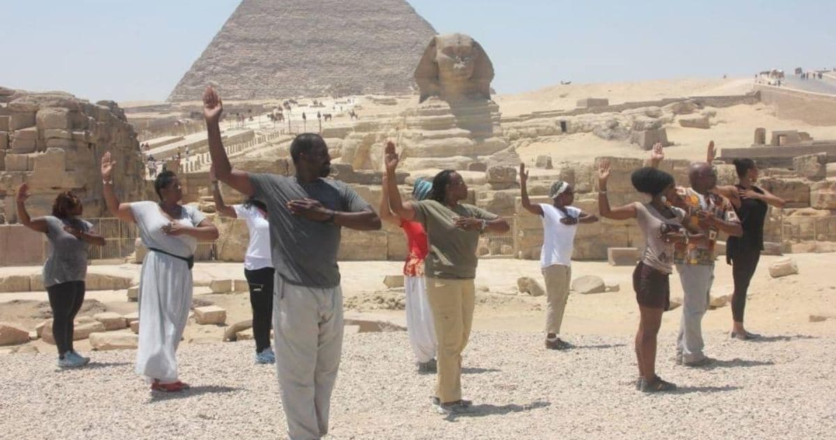 Kemetic Yoga at Giza
