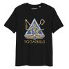 Unisex Organic 100% Cotton T-Shirt | Golden YogaSkills Logo