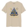 Unisex Organic 100% Cotton T-Shirt | Golden YogaSkills Logo - Image 11