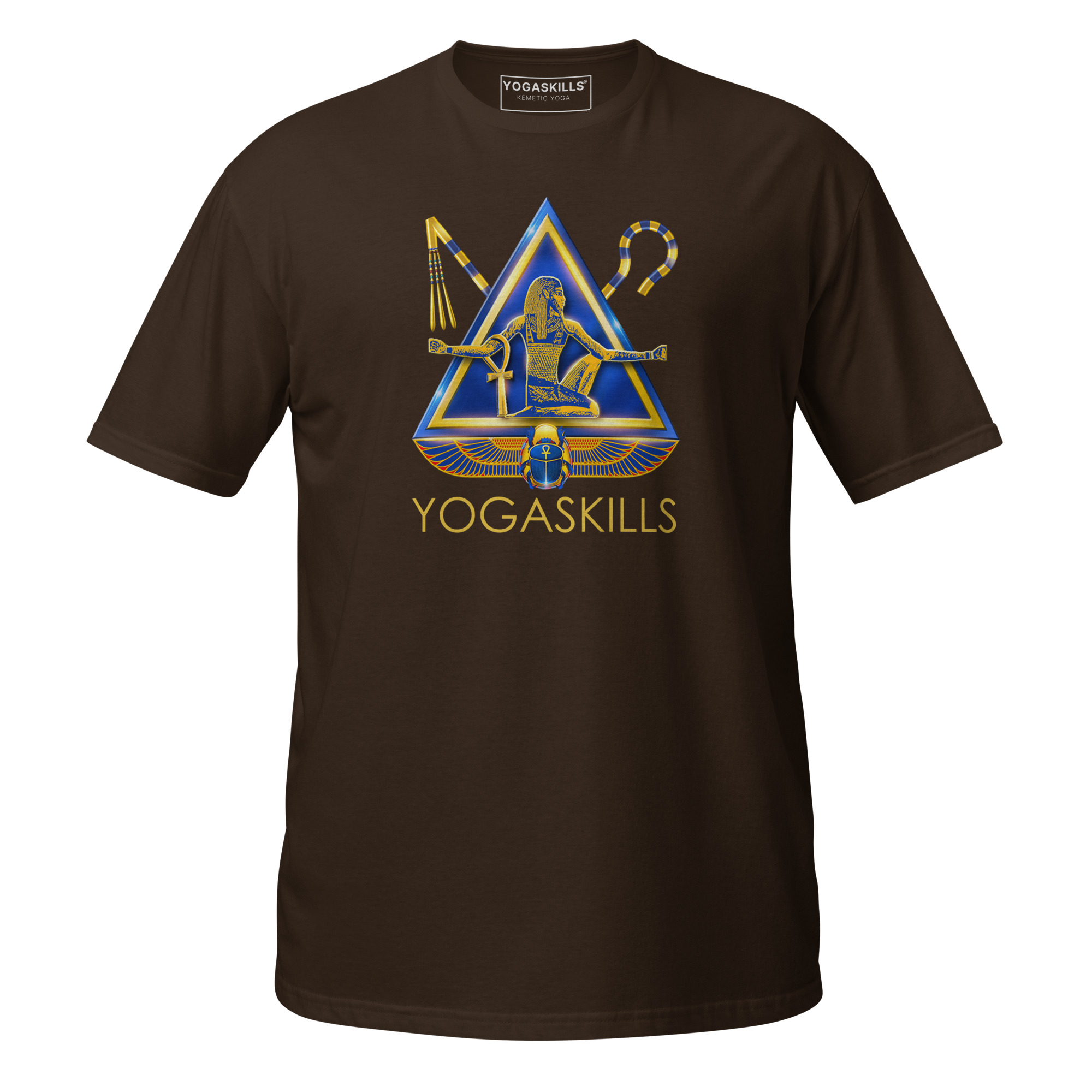 Unisex 100% Cotton T-Shirt | Golden YogaSkills Logo - Image 3